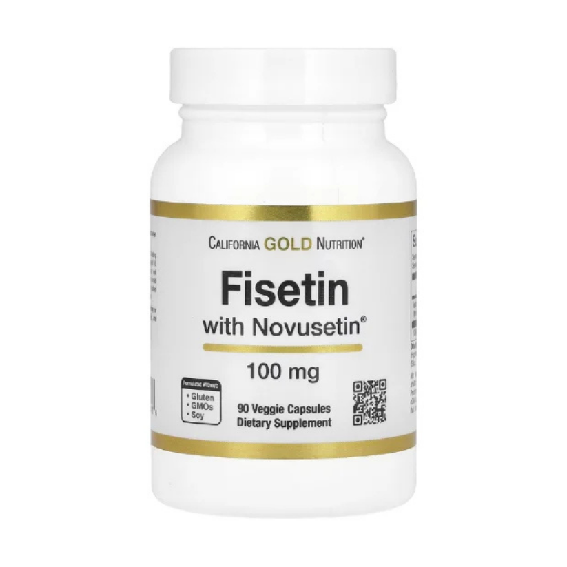 California Gold Nutrition, Fisetin with Novusetin, 100 mg, 90 Veggie Capsules in Pakistan