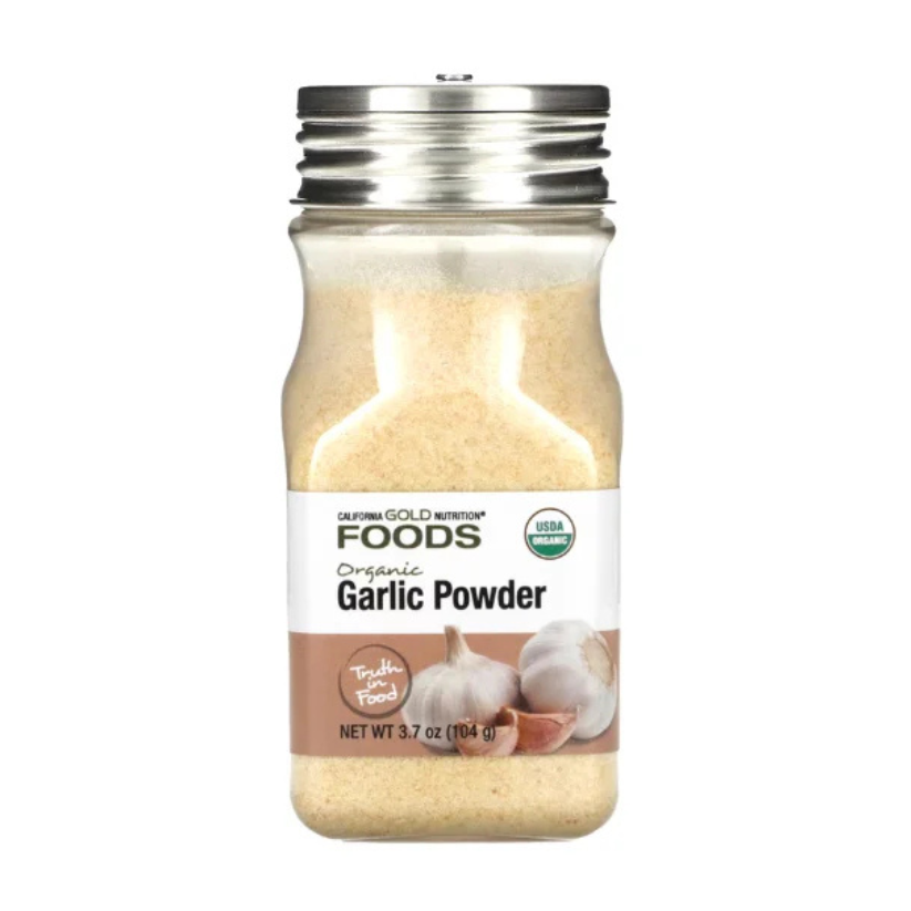 California Gold Nutrition, Foods, Organic Garlic Powder, 3.7 oz (104 g) in Pakistan