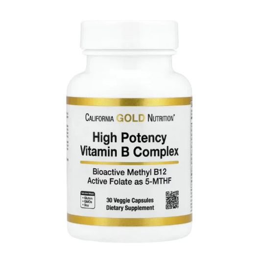 California Gold Nutrition, High Potency Vitamin B Complex 30 Capsules in Pakistan