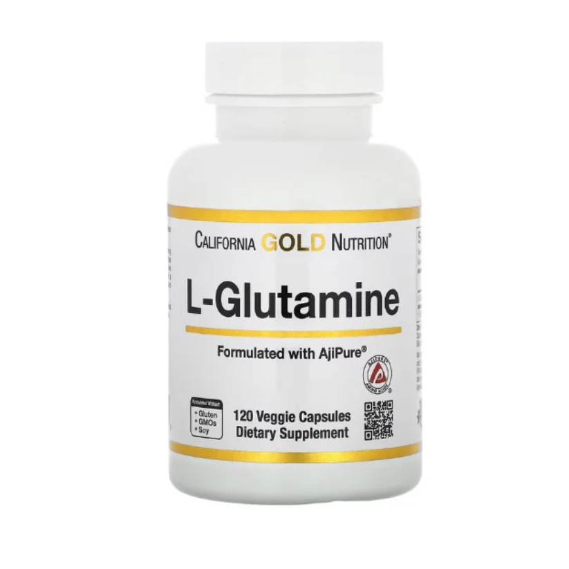 California Gold Nutrition, L-Glutamine, AjiPure, 120 Veggie Capsules (500 mg per Capsule) in Pakistan