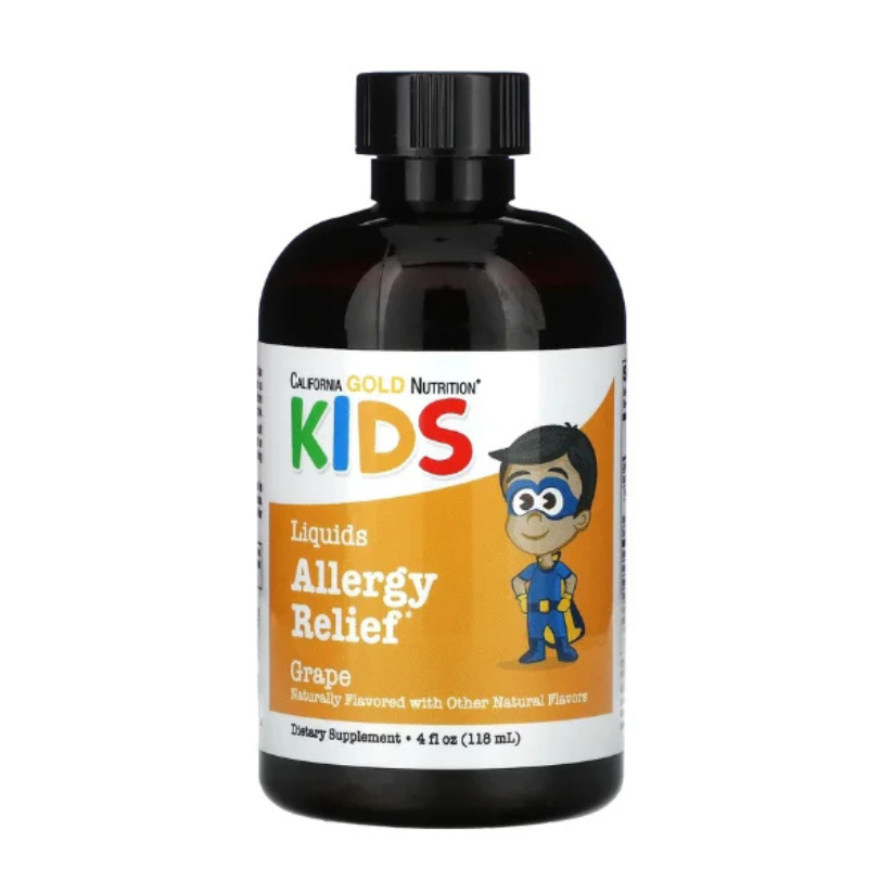 California Gold Nutrition, Liquid Allergy Relief with Elderberry Extract, 4 fl oz (118 ml) in Pakistan
