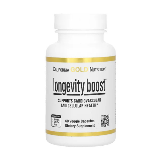 California Gold Nutrition, Longevity Boost 60 Veggie Capsules in Pakistan