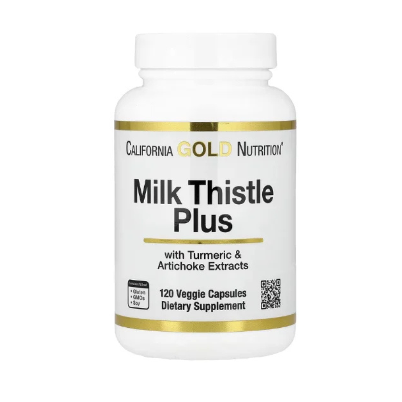 California Gold Nutrition, Milk Thistle Plus with Turmeric Extract 120 Veggie Capsules in Pakistan