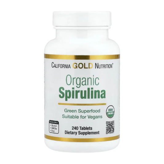 California Gold Nutrition, Organic Spirulina, 240 Tablets (500 mg per Tablet) in Pakistan