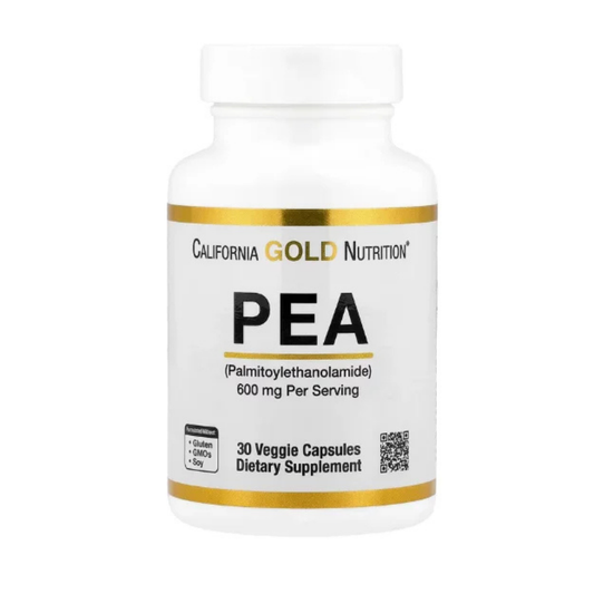 California Gold Nutrition, PEA (Palmitoylethanolamide), 300 mg, 30 Veggie Capsules in Pakistan
