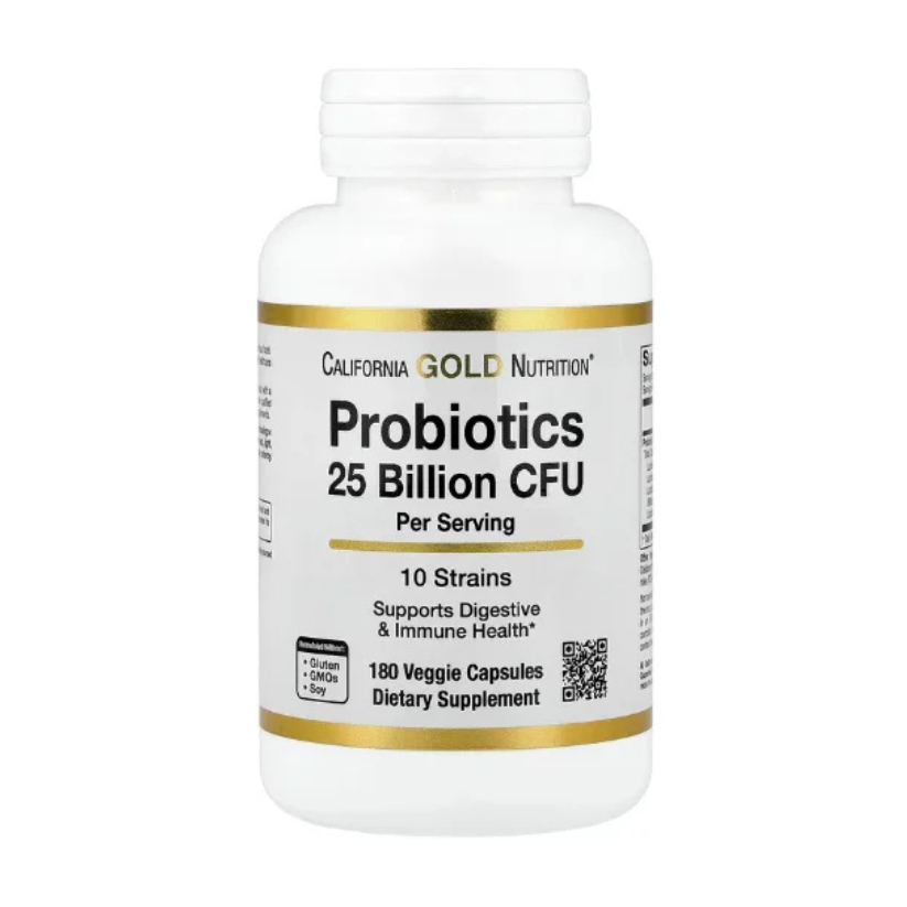 California Gold Nutrition, Probiotics, 25 Billion CFU, 180 Veggie Capsules in Pakistan