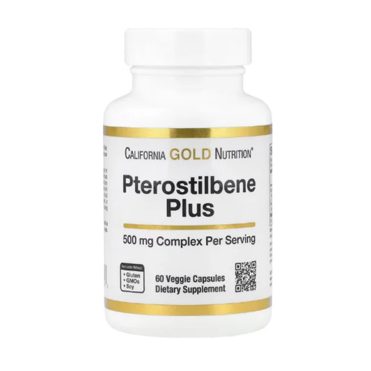 California Gold Nutrition, Pterostilbene Plus with Wild Blueberry Powder, 60 Veggie Capsules in Pakistan