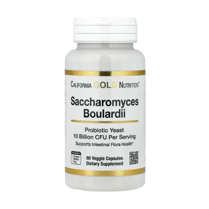 California Gold Nutrition, Saccharomyces Boulardii, 60 Veggie Capsules in Pakistan