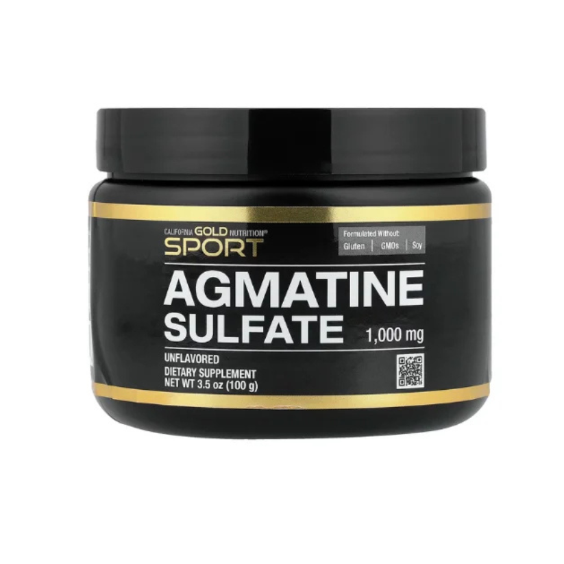California Gold Nutrition, Sport, Agmatine Sulfate, Unflavored, 3.5 oz (100 g) in Pakistan