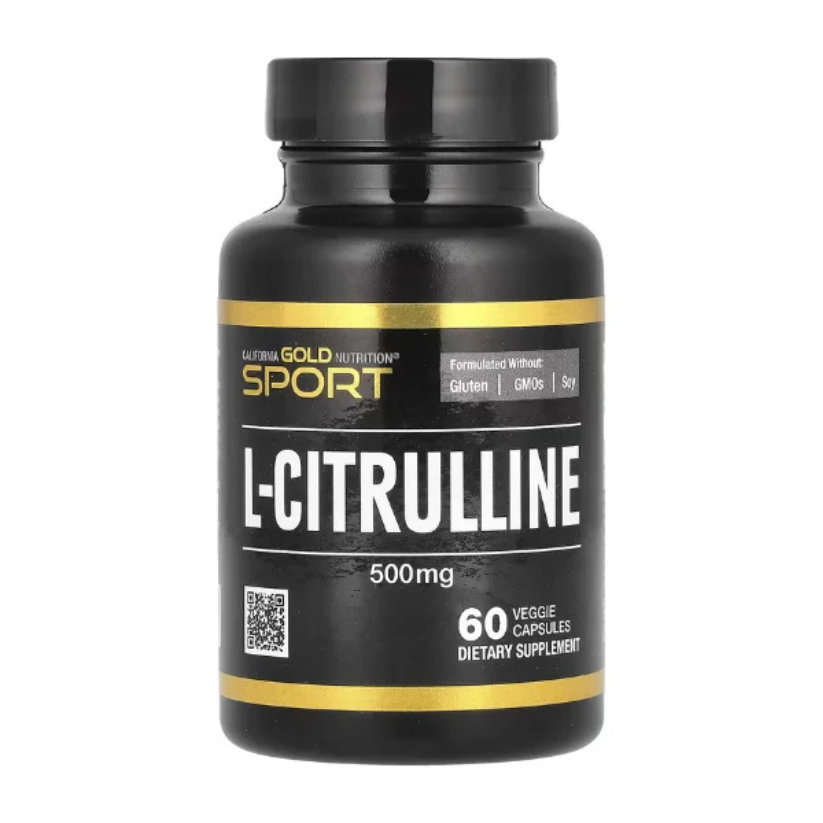 California Gold Nutrition, Sport, L-Citrulline, Kyowa Hakko, 500 mg, 60 Capsules in Pakistan