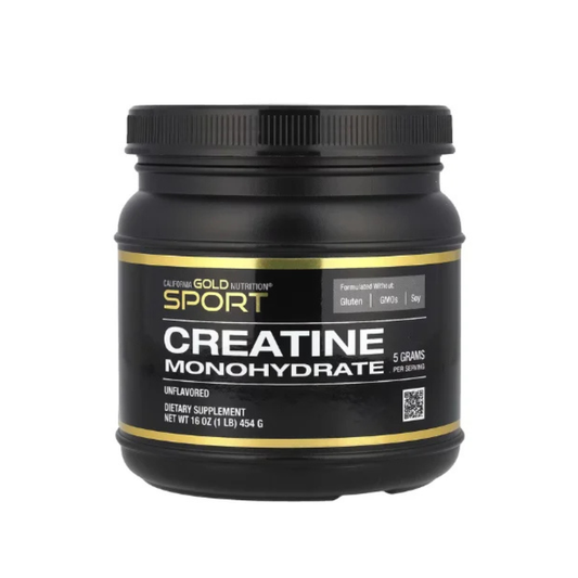 California Gold Nutrition, Sport, Pure Creatine Monohydrate, Unflavored, 1 lb (454 g) in Pakistan