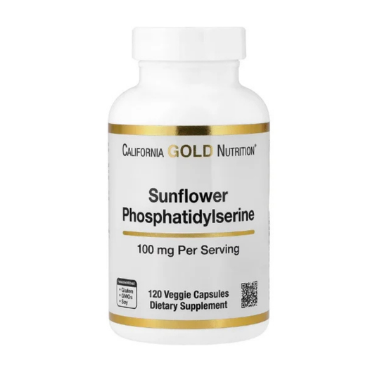 California Gold Nutrition, Sunflower Phosphatidylserine, 100 mg, 120 Veggie Capsules in Pakistan