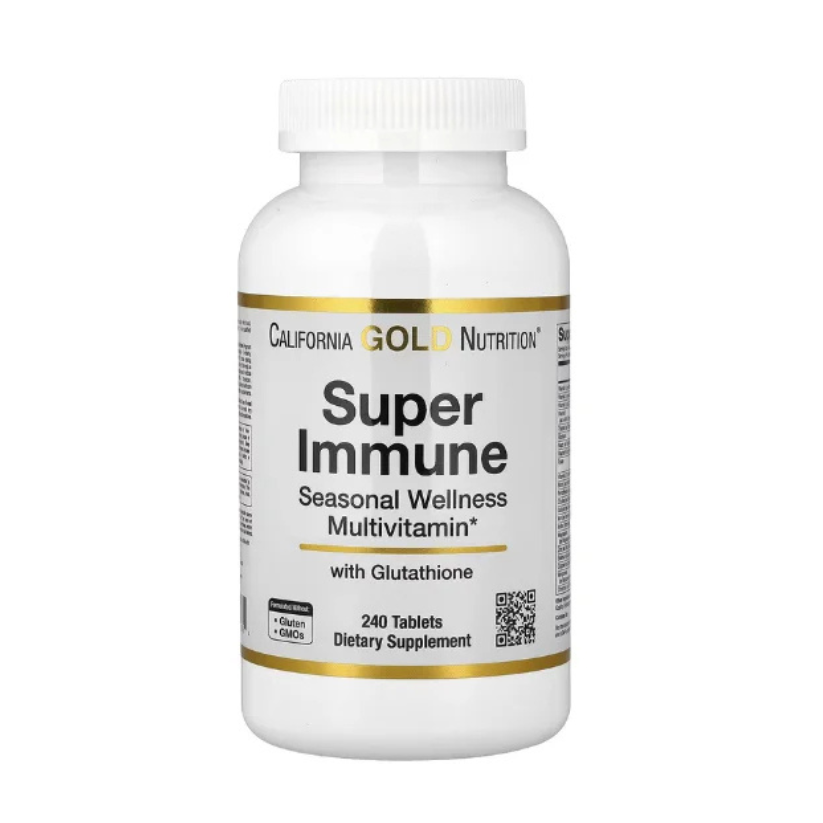California Gold Nutrition, Super Immune, Seasonal Wellness Multivitamin, 240 Tablets in Pakistan