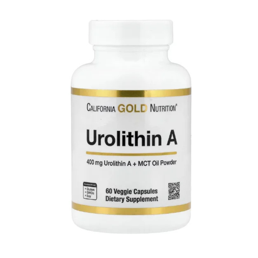 California Gold Nutrition, Urolithin A with MCT Oil Powder, 60 Veggie Capsules in Pakistan
