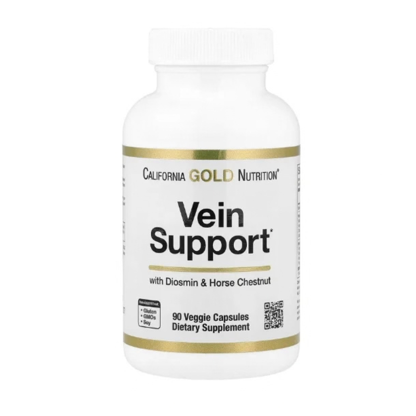 California Gold Nutrition, Vein Support with Diosmin, Horse Chestnut 90 Veggie Capsules in Pakistan