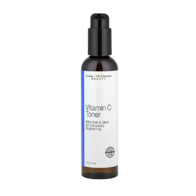 California Gold Nutrition, Vitamin C Toner, Enhanced Brightening Toner, 6 fl oz (177 ml) in Pakistan
