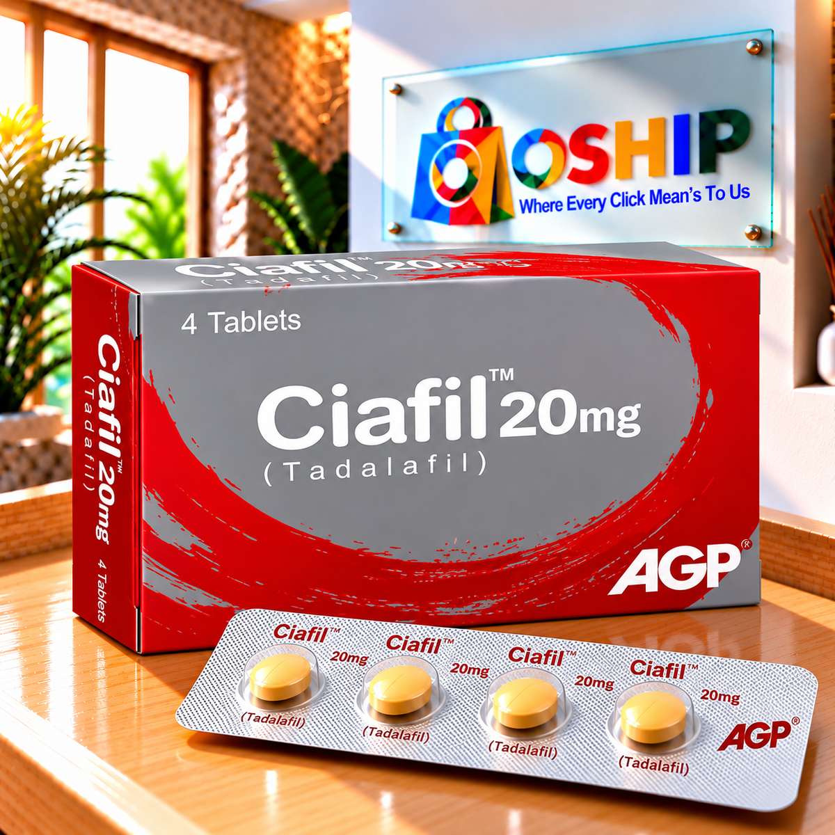 Ciafil Tablets 20mg (Tadalafil) in Pakistan