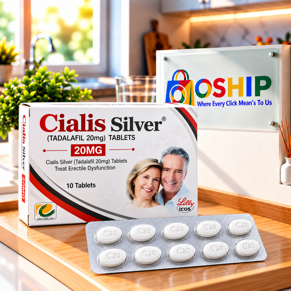 Cialis Silver 20mg 6 Tablets in Pakistan