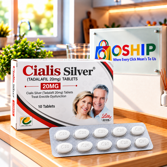 Cialis Silver 20mg 6 Tablets in Pakistan