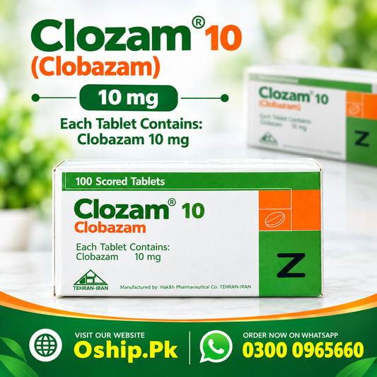 Clobazam 10 mg Tablet (Clobazam) in Pakistan