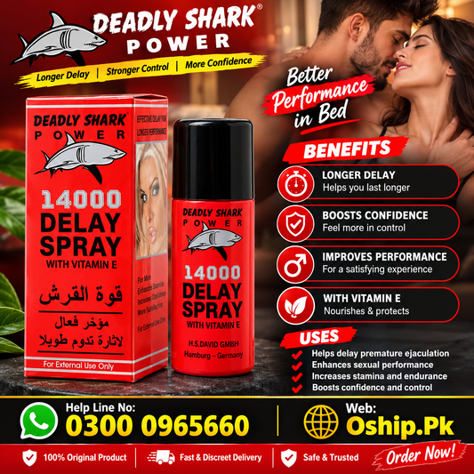 Deadly Shark 14000 Delay Spray in Pakistan