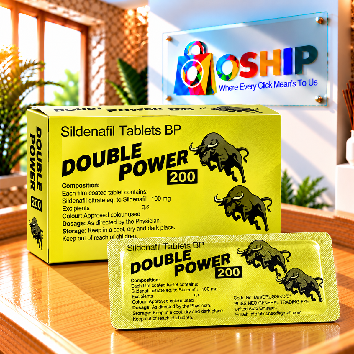 Double Power 200mg Tablets in Pakistan