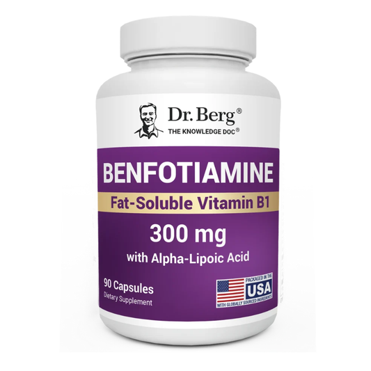 Dr. Berg Benfotiamine – 300 mg, 30-Day Supply in Pakistan