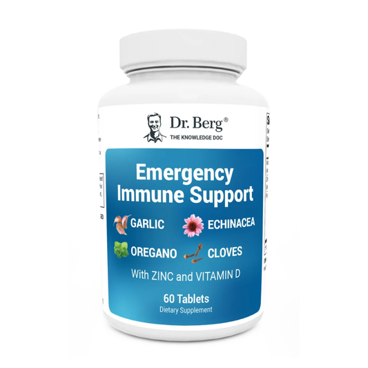Dr. Berg Emergency Immune Support with Zinc and Vitamin D – 60 Tablets in Pakistan