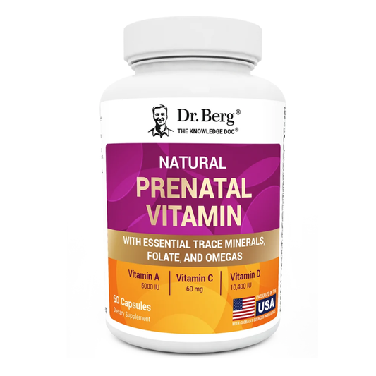 Dr. Berg Natural Prenatal Vitamin with Folate and Omegas – 60 Capsules in Pakistan