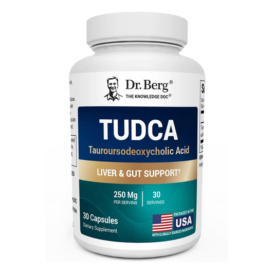 Dr. Berg TUDCA – 250 mg of Tauroursodeoxycholic Acid – 30 Vegetable Capsules in Pakistan