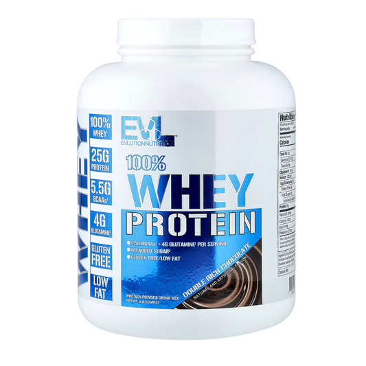 EVLution Nutrition, 100% Whey Protein, Double Rich Chocolate, 5 lb (2.268 kg) in Pakistan