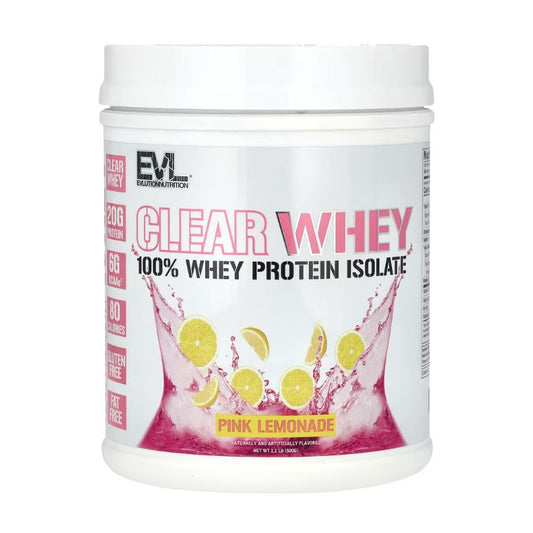 EVLution Nutrition, Clear Whey, 100% Whey Protein Isolate, Pink Lemonade, 1.1 lb (500 g) in Pakistan
