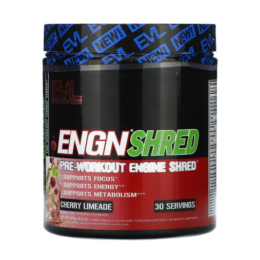 EVLution Nutrition, ENGN Shred, Pre-Workout Engine Shred, Cherry Limeade, 8.8 oz (249 g) in Pakistan