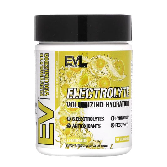 EVLution Nutrition, Electrolyte Volumizing Hydration, Lemonade, 3.91 oz (111 g) in Pakistan