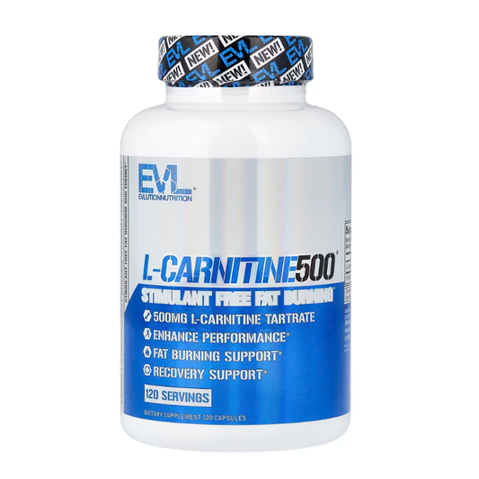 EVLution Nutrition, L-Carnitine500®, 500 mg, 120 Capsules in Pakistan