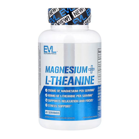EVLution Nutrition, Magnesium plus L-Theanine, 90 Veggie Capsules in Pakistan