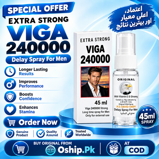 Extra Strong Viga 240000 Delay Spray 45ml in Pakistan