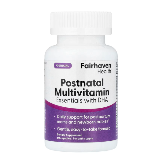 Fairhaven Health, Postnatal Multivitamin Essentials With DHA, 60 Capsules in Pakistan