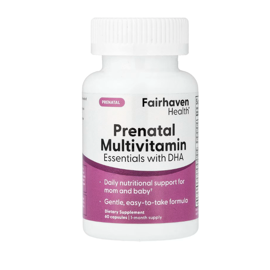 Fairhaven Health, Prenatal Multivitamin Essentials with DHA, Lemon Essenced, 60 Capsules in Pakistan