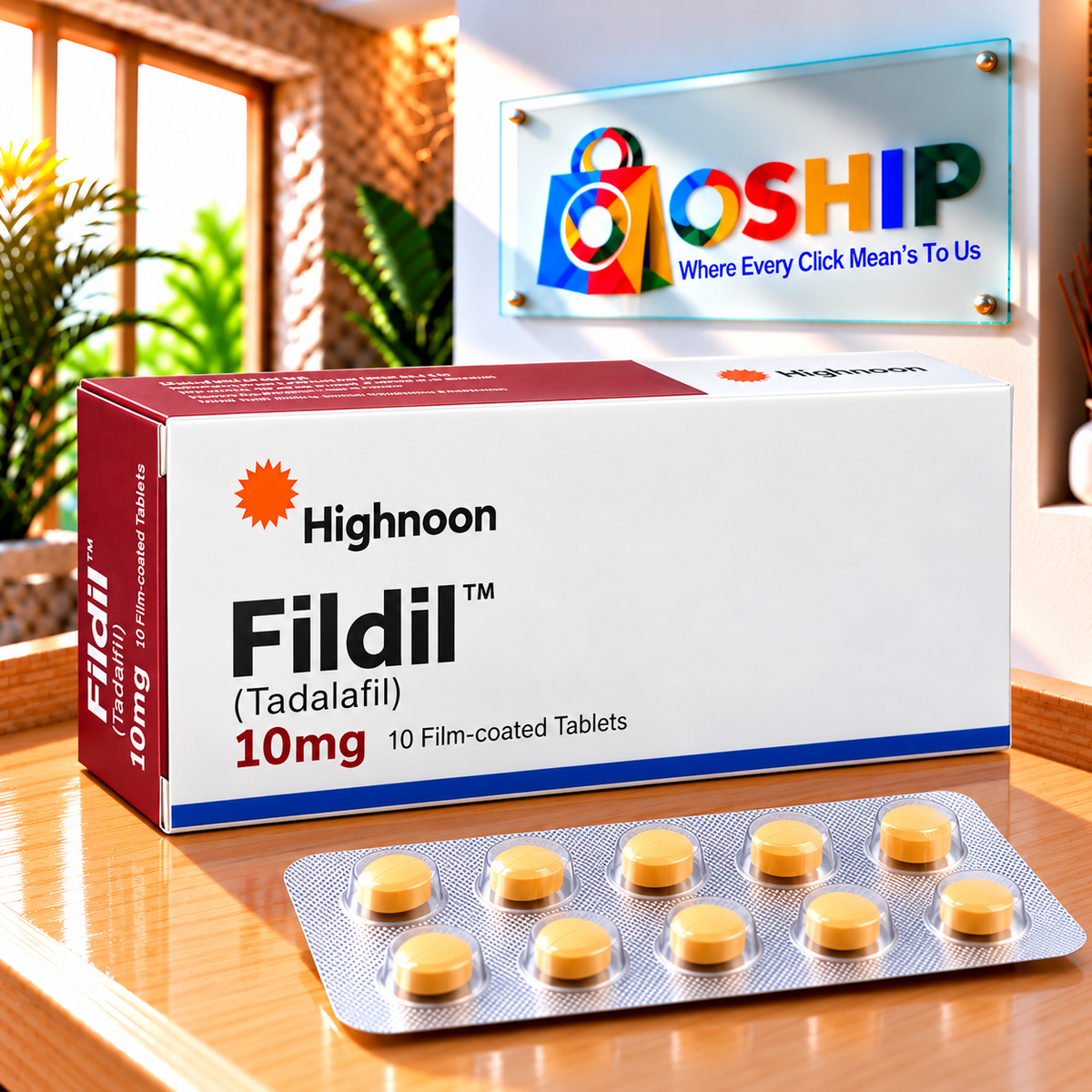 Fildil Tablets 10mg (Tadalafil) in Pakistan