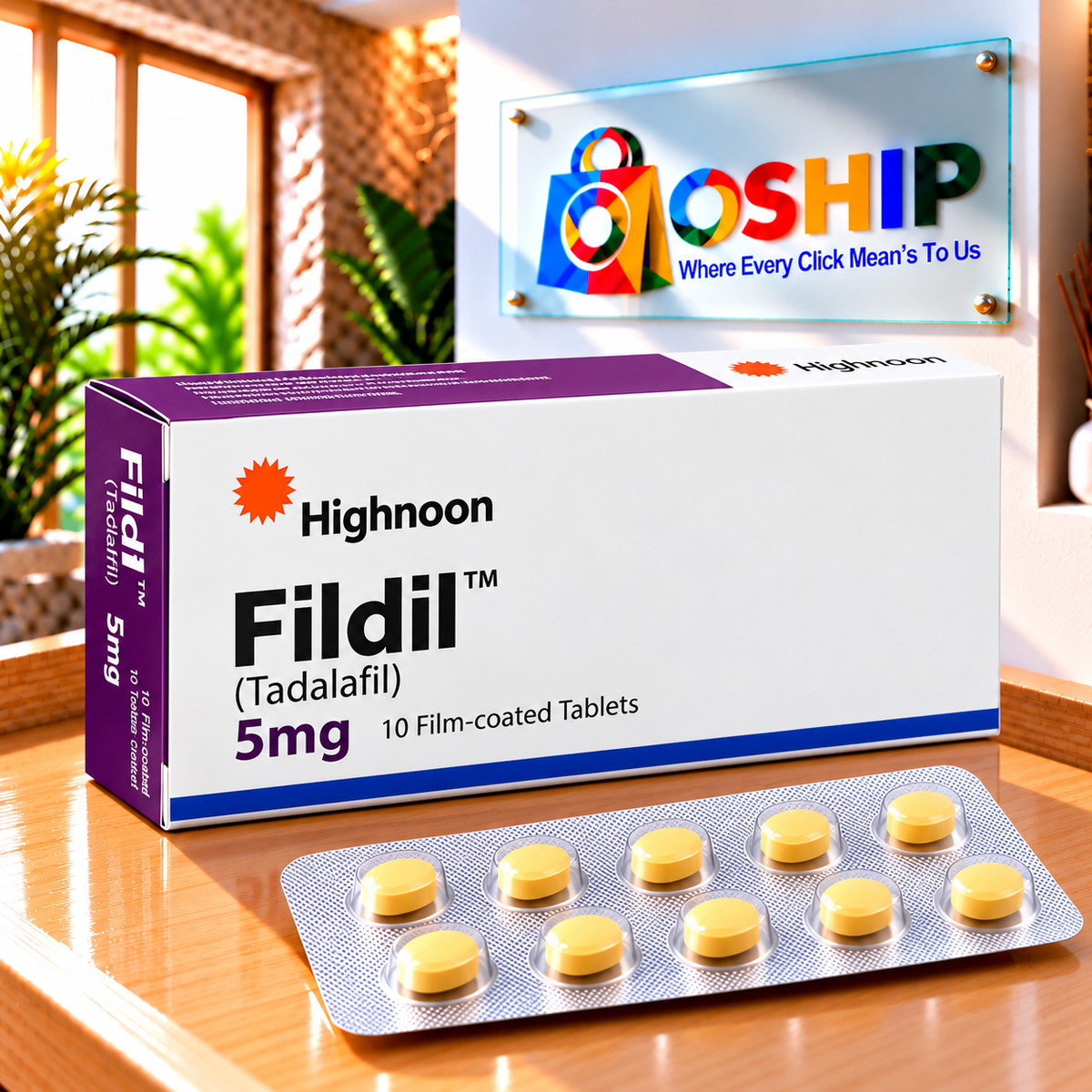 Fildil Tablets 5mg (Tadalafil) in Pakistan