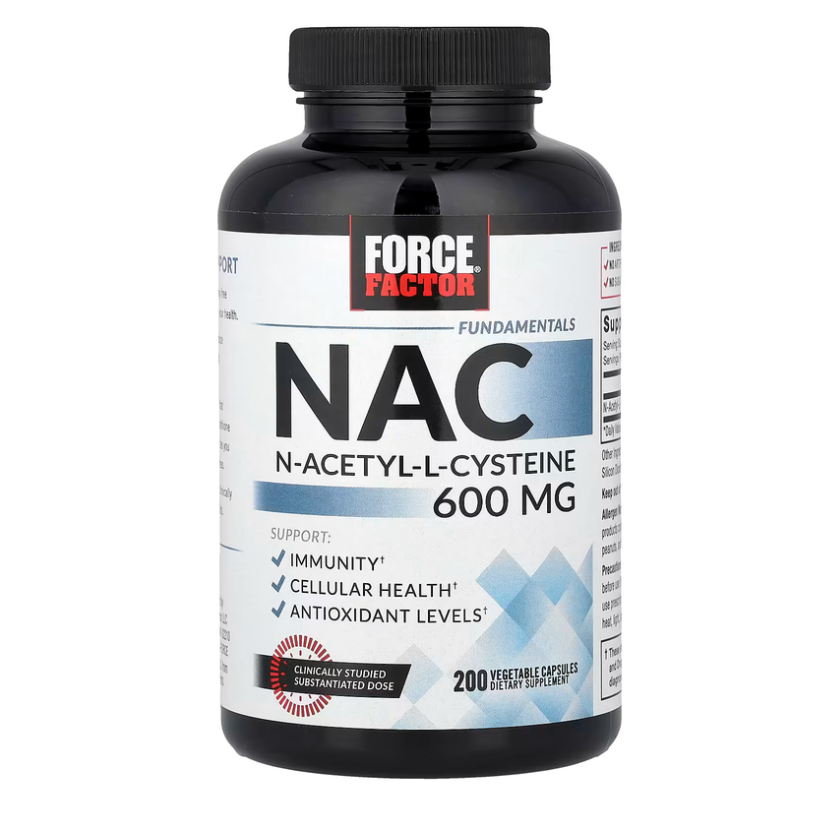 Force Factor, Fundamentals, NAC, N-Acetyl-L-Cysteine, 600 mg, 200 Vegetable Capsules in Pakistan