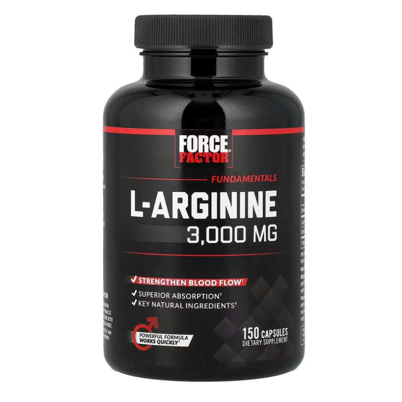 Force Factor, L-Arginine, 3,000mg, 150 Capsules in Pakistan