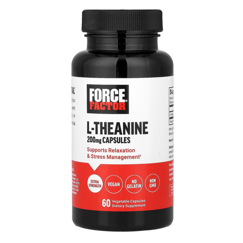 Force Factor, L-Theanine, 200 mg, 60 Vegetarian Capsules in Pakistan
