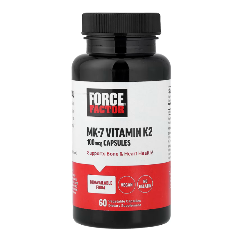 Force Factor, MK-7 Vitamin K2, 100 mcg, 60 Vegetable Capsules in Pakistan