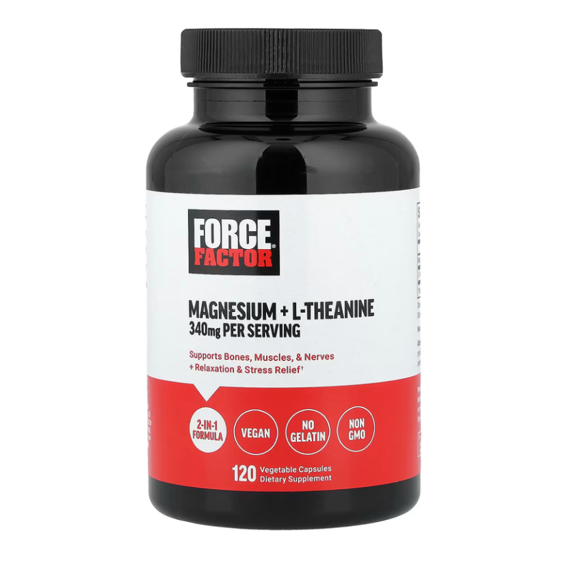 Force Factor, Magnesium + L-Theanine, 120 Vegetable Capsules in Pakistan