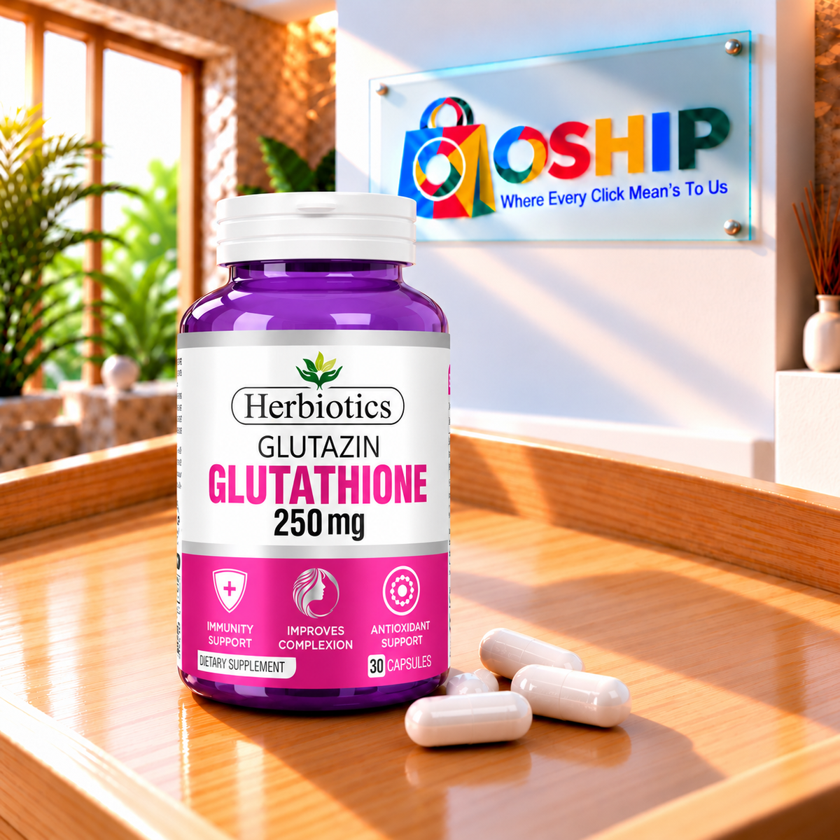 Glutazin - Glutathione 250mg Capsules