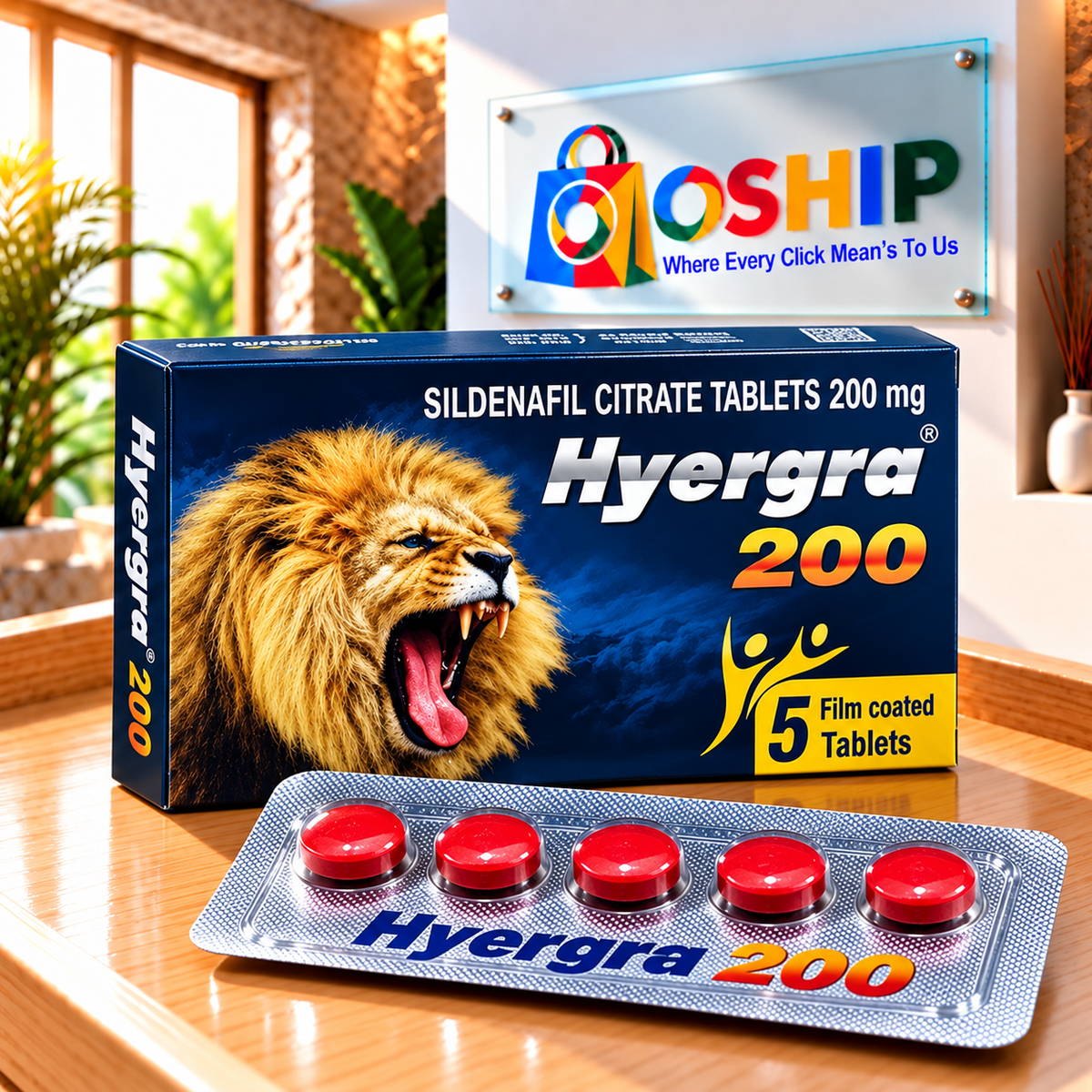 Hyergra 200mg Tablet (Sildenafil) in Pakistan