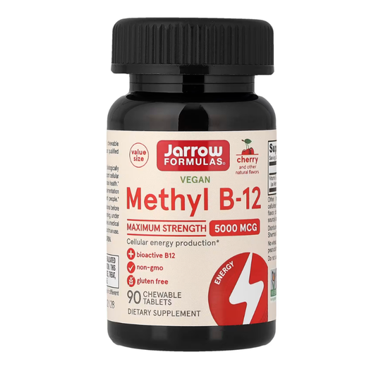Jarrow Formulas, Vegan Methyl B-12, Cherry, 5,000 mcg, 90 Chewable Tablets in Pakistan