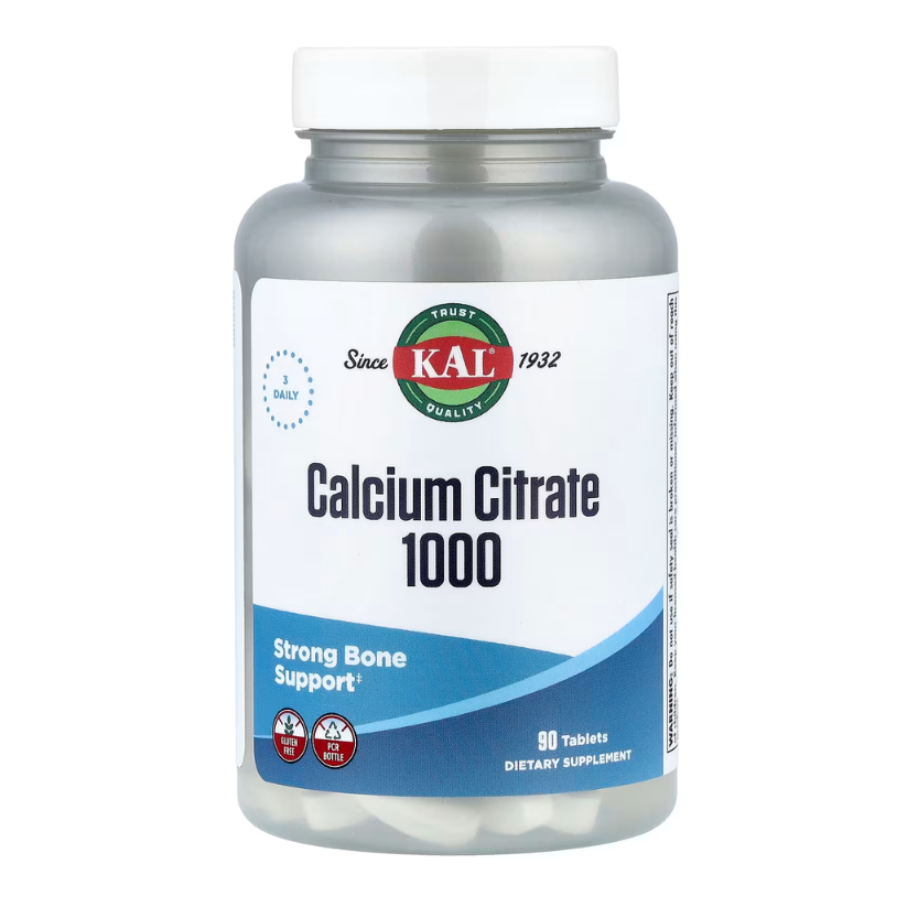 KAL, Calcium Citrate 1000, 90 Tablets in Pakistan